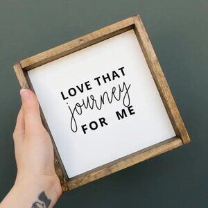 ($12) Love That Journey For Me Schitt's Creek Wall Art